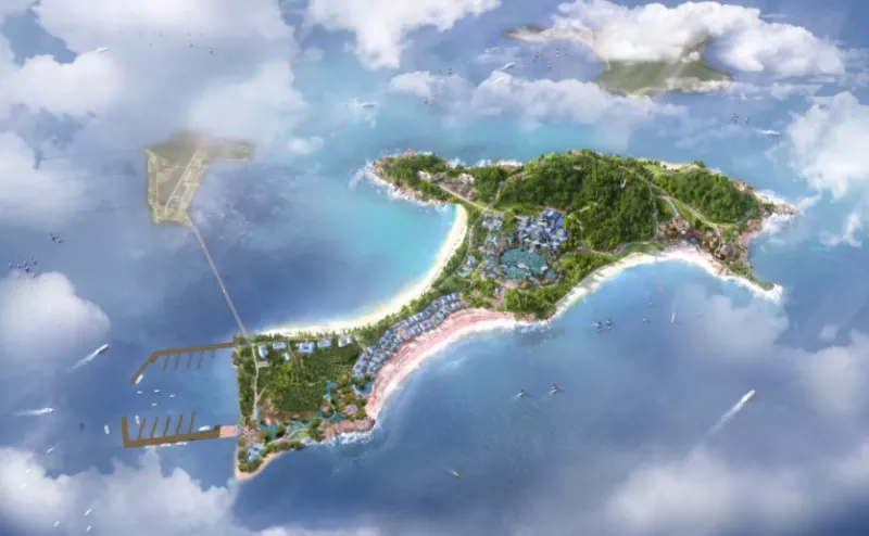EIHE Polad Strukturu: Yantai Kongtong möcüzələr ölkəsində Dongyou Sarayının tikintisi