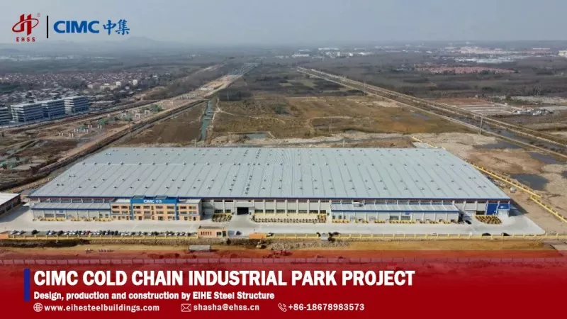 Two Story Steel Industrial Workshop Construction