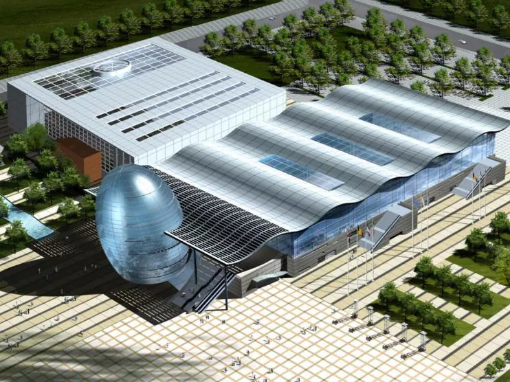 Uzunmüddətli prefabrik polad sərgi salonu