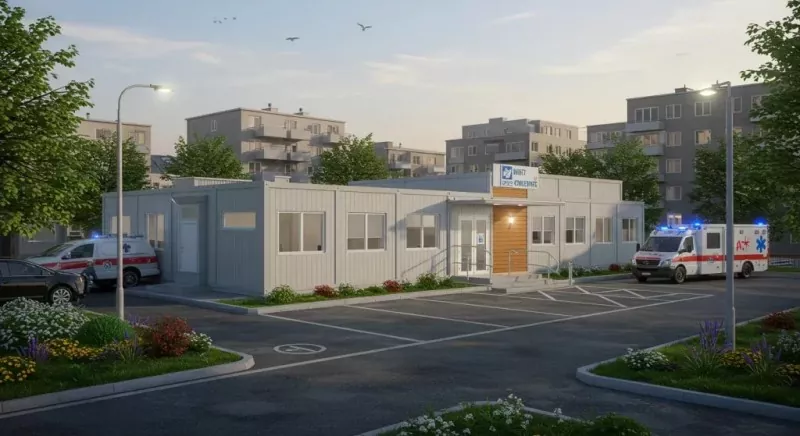 Modul Prefabrik Polad Səhiyyə Bölmələri