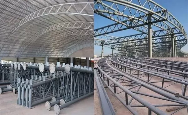 Boru Truss Stansiyaları Polad Konstruksiya
