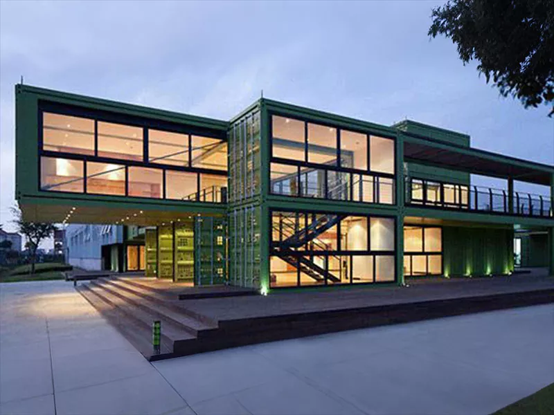 Prefab yüngül polad modul villa ev binası