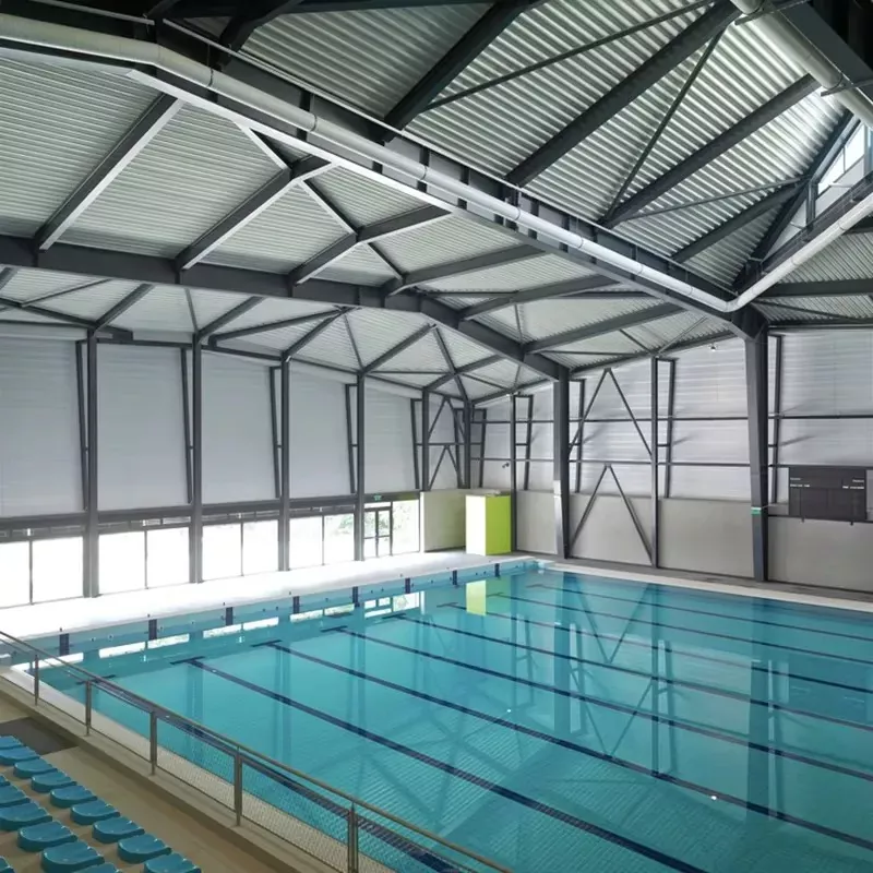 Prefabrik Sürətli Polad İdman Zalı