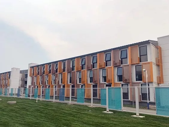 Prefabrik mobil modul prefab konteyner evi