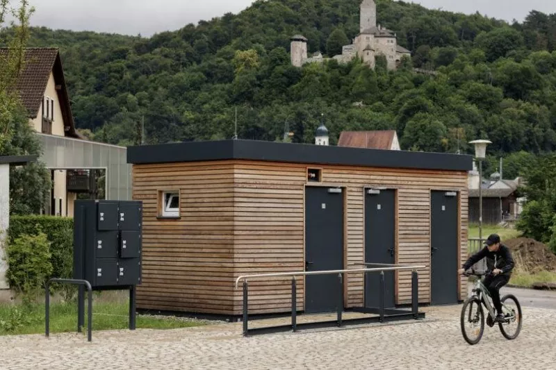 Prefabrik Polad İctimai Tualet Konstruksiyası