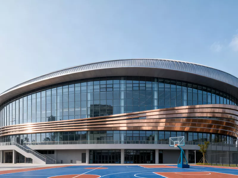 Prefabrik polad quruluş basketbol meydançası